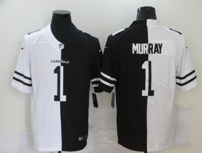 Cardinals 1 Kyler Murray Black And White Split Vapor Untouchable Limited Jersey