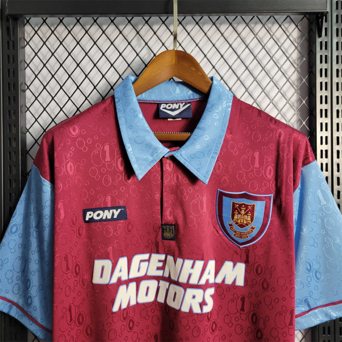Retro Jersey 1995-1997 West Ham United Home Soccer Jersey
