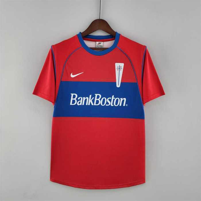 Retro Jersey 2002 Club Deportivo Universidad Cat&oacute;lica Away Red Soccer Jersey