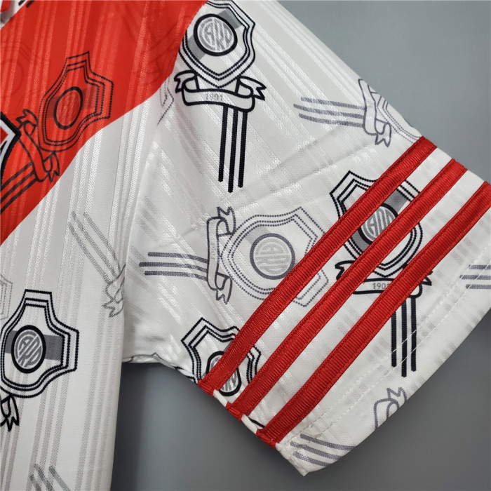 Retro Jersey 1996-1997 River Plate Home Soccer Jersey Vintage Football Shirt