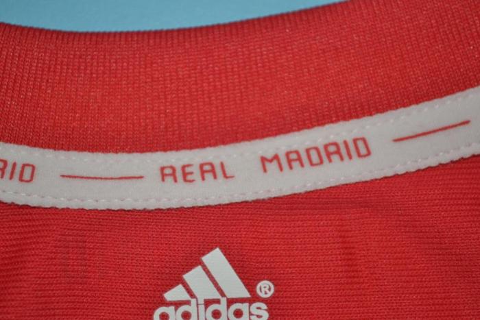 Retro Jersey 2011-2012 Real Madrid Third Away Red Soccer Jersey Vintage Real Camisetas de Futbol