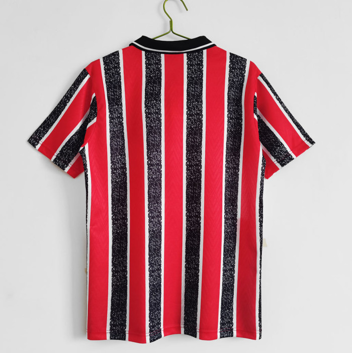 Retro Jersey 1993-1994 Cardiff City Away Red Soccer Jersey