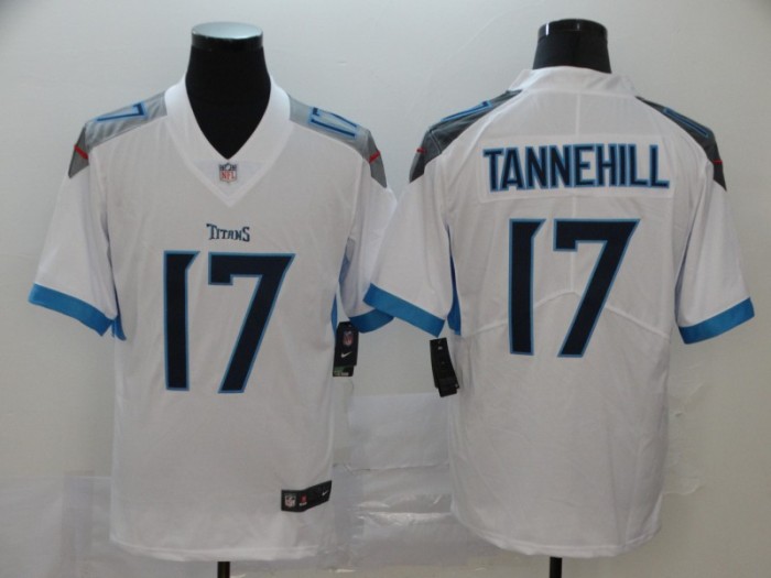 Tennessee Titans 17 Ryan Tannehill White Vapor Untouchable Limited Jersey