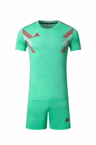 #605 Soccer Training Uniform Blank Jersey and Shorts