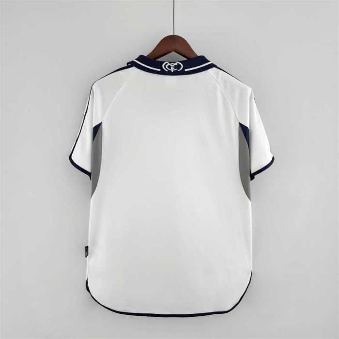 Retro Jersey 2000-2001 Real Madrid Home Soccer Jersey Vintage Football Shirt