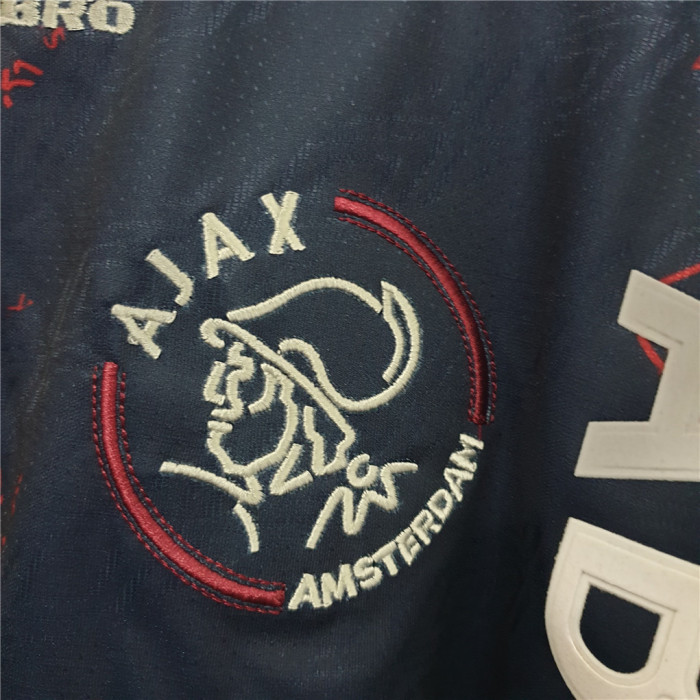Retro Jersey 1994-1995 Ajax Away UCL Final Soccer Jersey Vintage Football Shirt