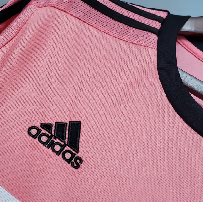 Retro Jersey 2015-2016 Juventus DYBALA 21 Away Pink Soccer Jersey Vintage Football Shirt