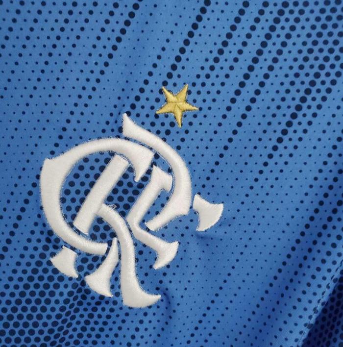 Retro Jersey 2018-2019 Flamengo Third Away Blue Soccer Jersey