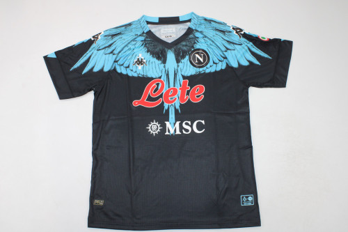 Retro Maillot 2020-2021 Calcio Napoli Black Soccer Jersey