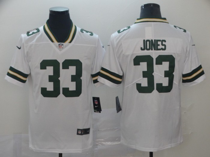 Green Bay Packers 33 Aaron Jones White Vapor Untouchable Limited Jersey