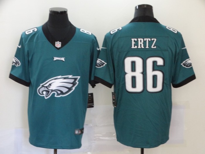 Philadelphia Eagles 86 ERTZ Green Team Big Logo Vapor Untouchable Limited Jersey