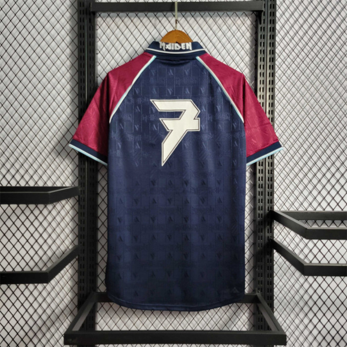 Retro Jersey 1999 West Ham Iron Maiden Home Soccer Jersey