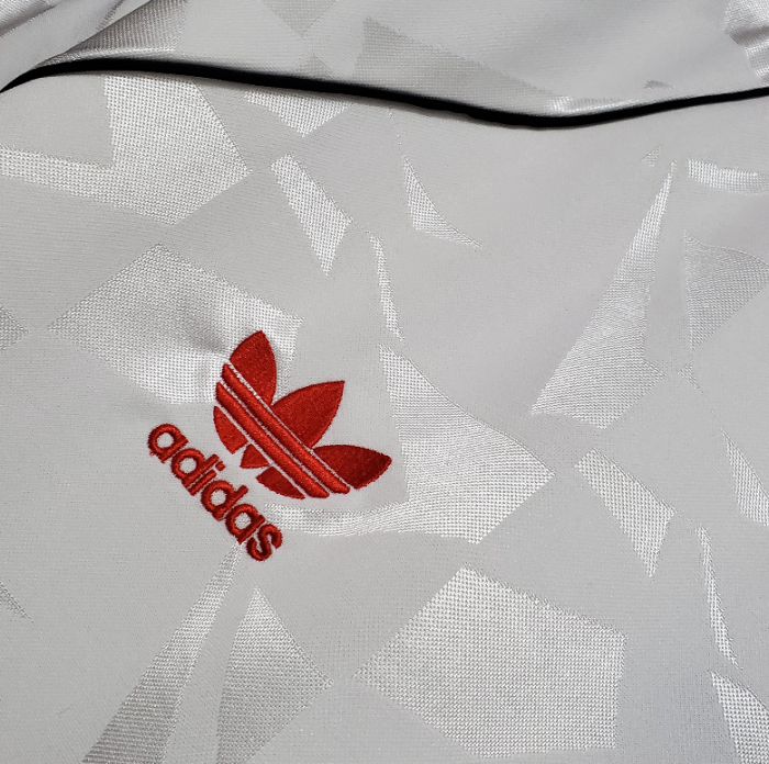 Retro Jersey 1991 Manchester United White Soccer Jersey Vintage Football Shirt