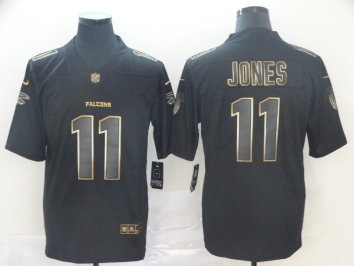New York Giants 8 Daniel Jones Black Gold Vapor Untouchable Limited Jersey