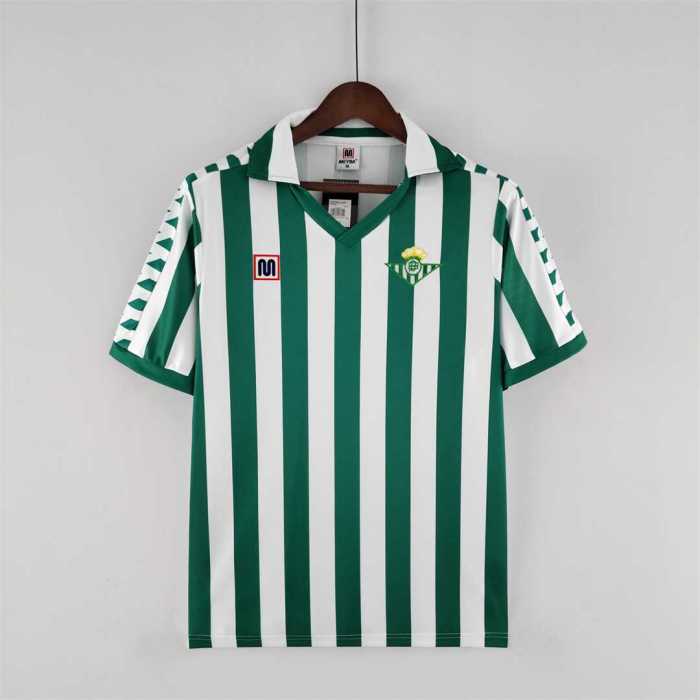 Retro Jersey 1982-1985 Real Betis Home Soccer Jersey Vintage Football Shirt