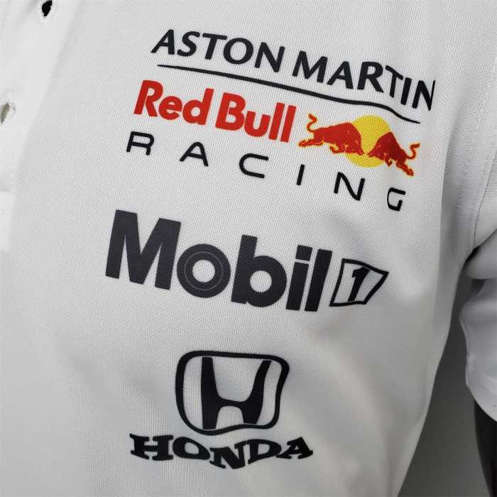 F1 Formula One; Red Bull Racing Suit; White Racing Jersey