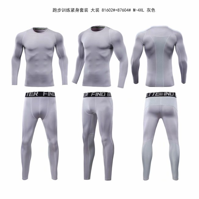#81602 87604 Grey Running Training Uniform