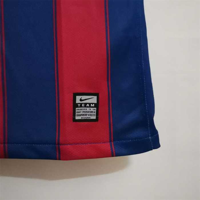 Retro Jersey 2009-2010 Barcelona Home Soccer Jersey Vintage Football Shirt