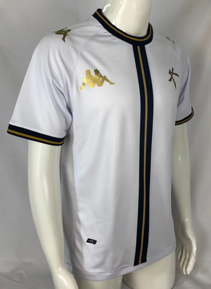 Player Version Athens Kallithea Away White Soccer Jersey