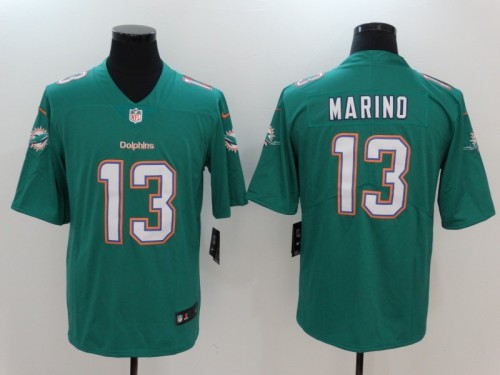 Miami Dolphins 13 Dan Marino Aqua Throwback Vapor Untouchable Limited Jersey