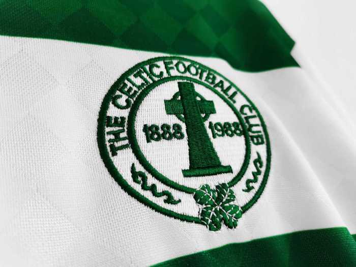 Retro Jersey Long Sleeves 1987-1989 Celtic Home Soccer Jersey