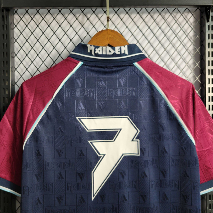 Retro Jersey 1999 West Ham Iron Maiden Home Soccer Jersey