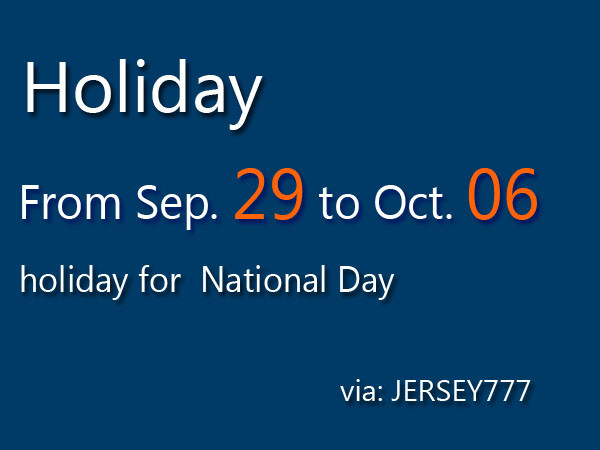 National Day Holiday