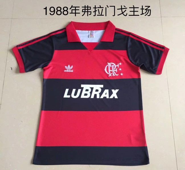 Retro Jersey Flamengo 1988 Home Soccer Jersey Vintage Football Shirt