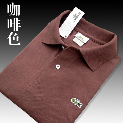 Coffee Classic La-coste Polo Same Style for Men and Women