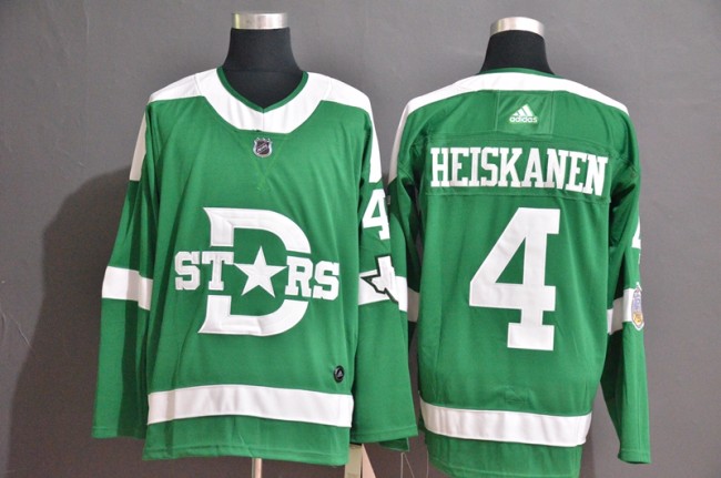 Dallas Stars 4 Miro Heiskanen Green 2020 Winter Classic Jersey