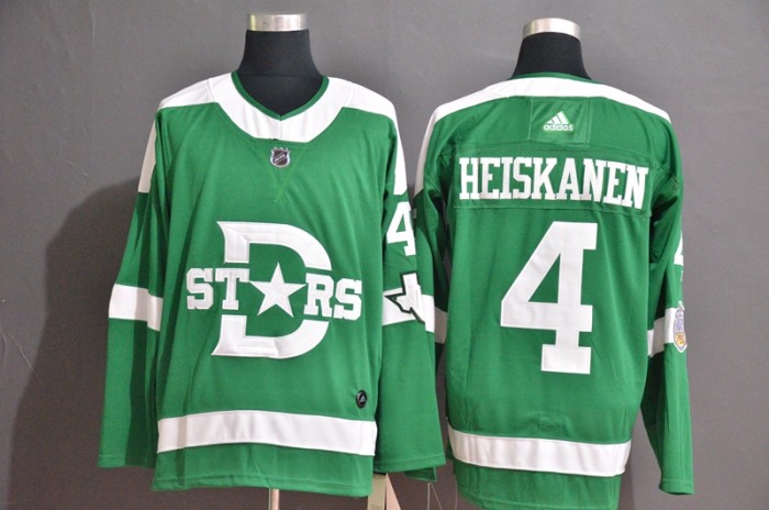Dallas Stars 4 Miro Heiskanen Green 2020 Winter Classic Jersey