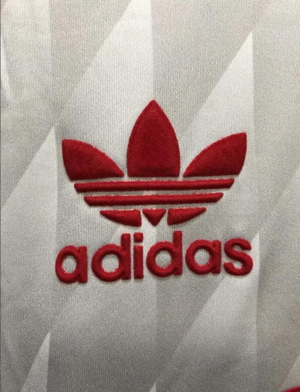 Retro Jersey Long Sleeves 1989-1991 Liverpool Away Grey Soccer Jersey