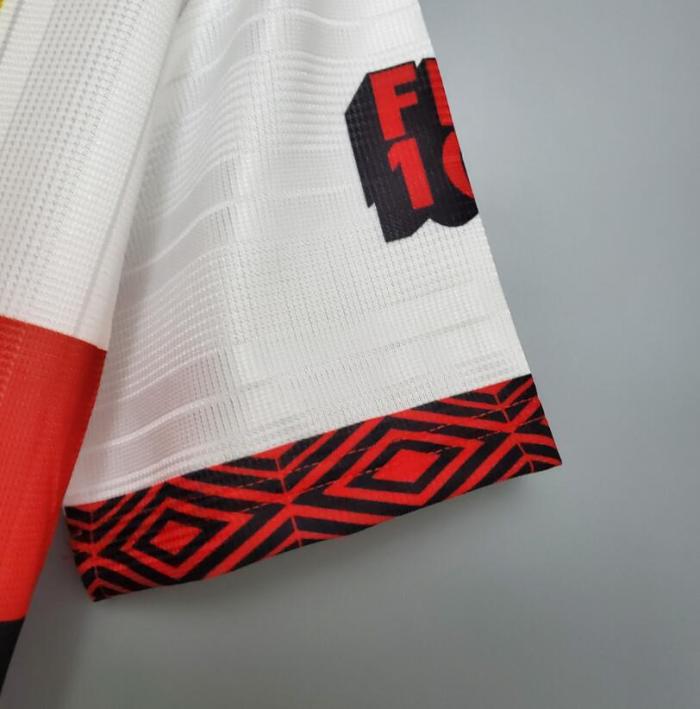 Flamengo 100th Anniversary Away White Soccer Jersey