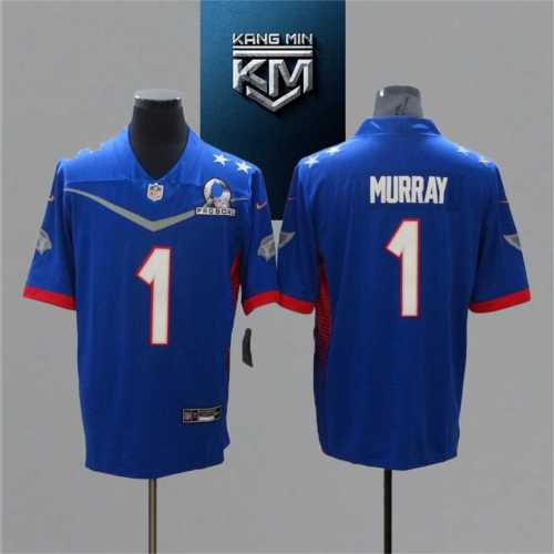 2022 Pro Bowl 1 MURRAY BLUE NFL Jersey S-XXL WHITE Font