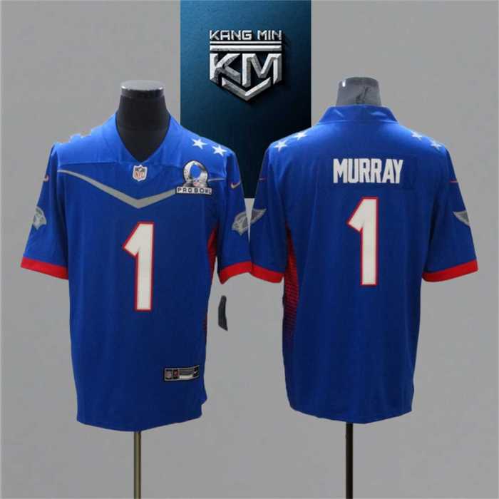 2022 Pro Bowl 1 MURRAY BLUE NFL Jersey S-XXL WHITE Font