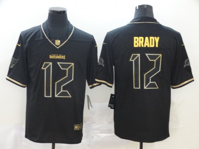 Tampa Bay Buccaneers 12 Tom Brady Black Vapor Untouchable Limited Jersey