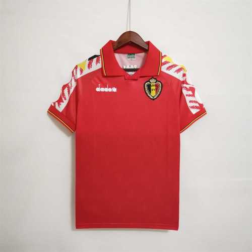 Retro Jersey 1995 BEL Home Soccer Jersey Vintage Football Shirt
