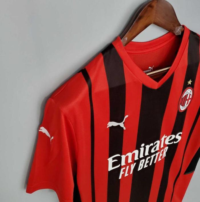 Fans Version 2021-2022 AC Milan Home Soccer Jersey