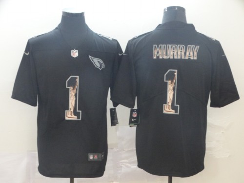 Arizona Cardinals 1 MURRAY Black Statue of Liberty Limited Jersey