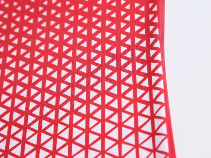 #815 Red/White Soccer Training Uniform Jersey and Shorts