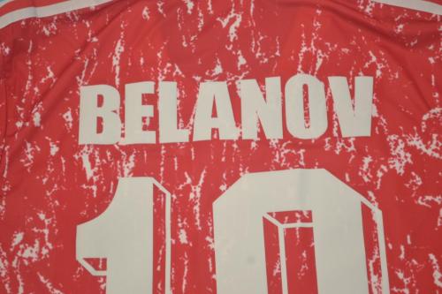 Retro Jersey 1990 Russia 10 BELANOV Home Soccer Jersey