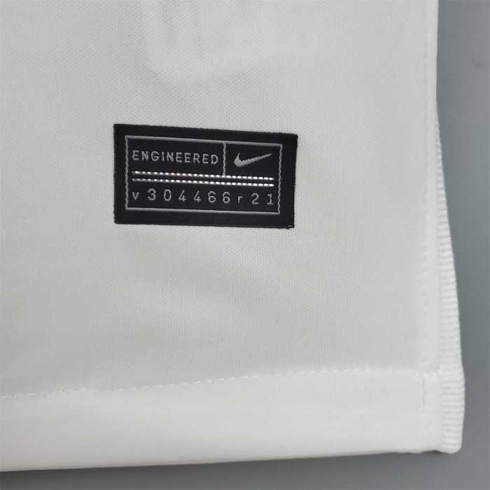 Retro Jersey 2021-2022 PSG Away White Soccer Jersey Vintage Paris Football Shirt