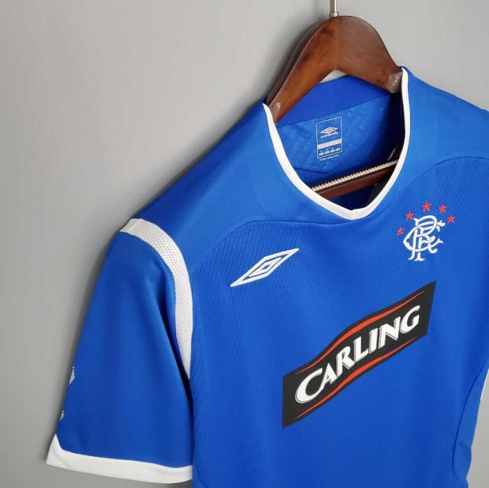 Retro Jersey 2008-2009 Rangers Home Blue Soccer Jersey