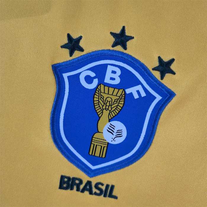 Retro Jersey 1988 Brazil Home Soccer Jersey Vintage Brasil Camisetas de Futbol