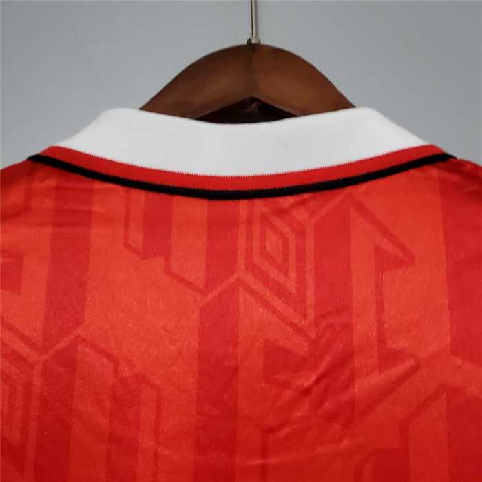 Retro Jersey 1993-1994 Manchester United Home Soccer Jersey Vintage Football Shirt