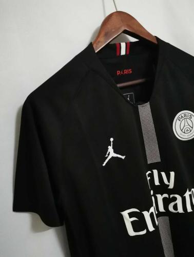 Retro Jersey 2018-2019 Jordan PSG Black Soccer Jersey Vintage Paris Football Shirt