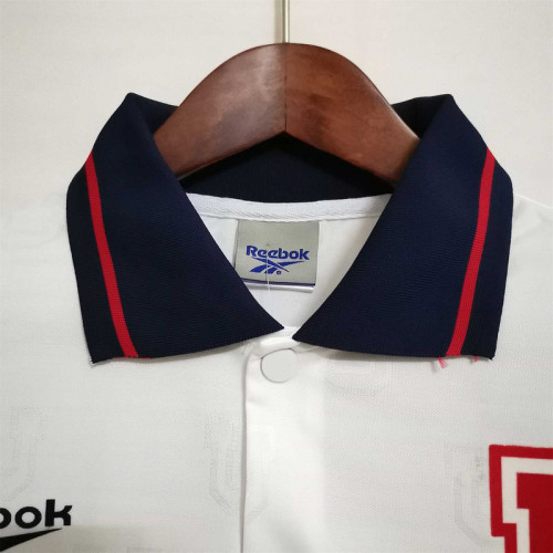 with Sponor Logo Retro Jersey 1998 Universidad de Chile Away White Soccer Jersey