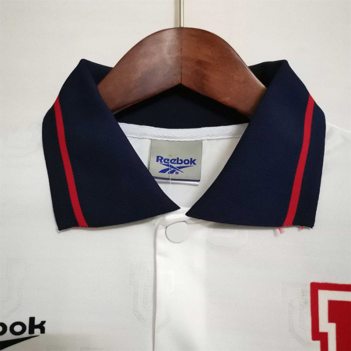 with Sponor Logo Retro Jersey 1998 Universidad de Chile Away White Soccer Jersey