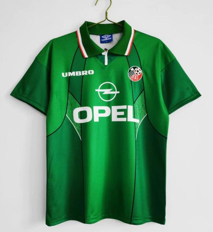 Retro Jersey 1994-1996 lreland Home Green Soccer Jersey