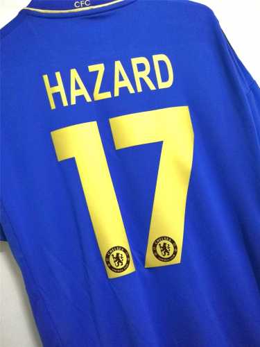 with 2012 Champions Winner Patch Retro Jersey 2012-2013 Chelsea HAZARD 17 Home Soccer Jersey